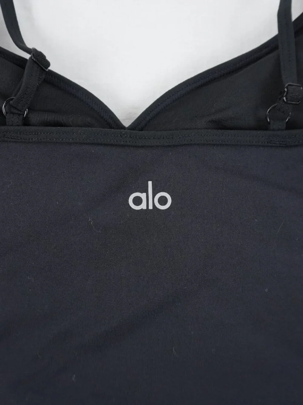 Alo Yoga Airbrush Refined Bra Tank Top In Black - Women's Size Large - NWT